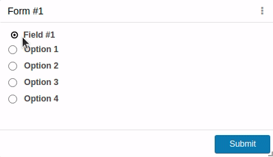 Filtered Variables example