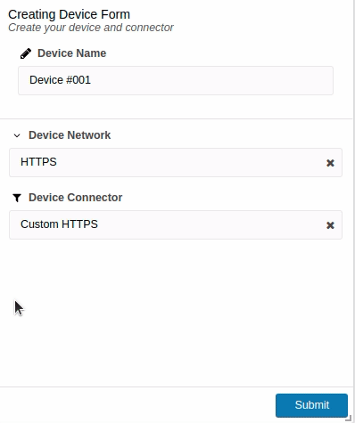 Filtered Variables example
