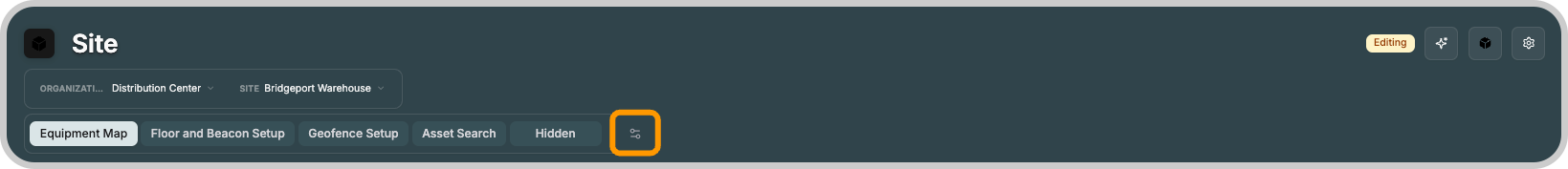 Dashboard edit mode