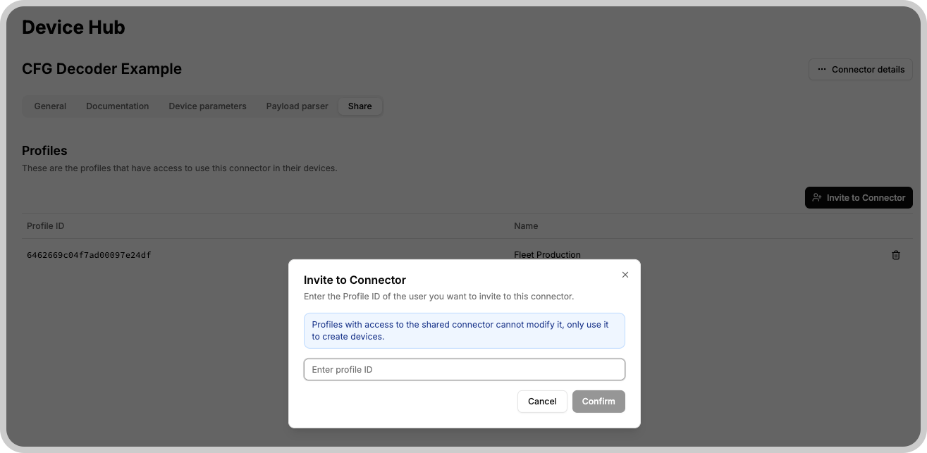 Share Connector