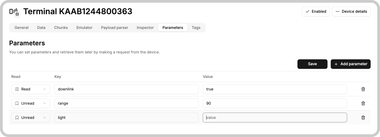 Configuration Parameters