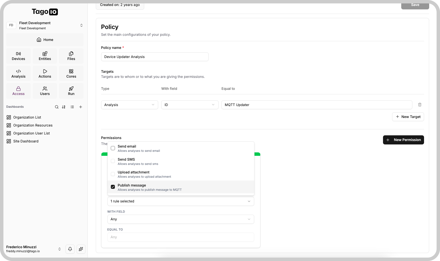 MQTT Permission