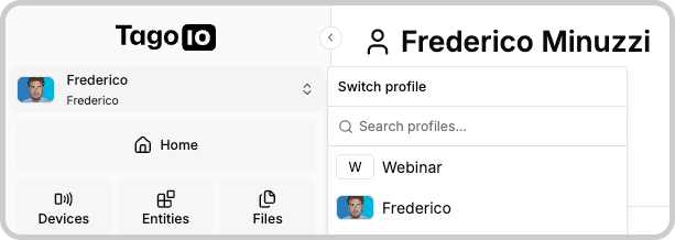 Switching Profiles