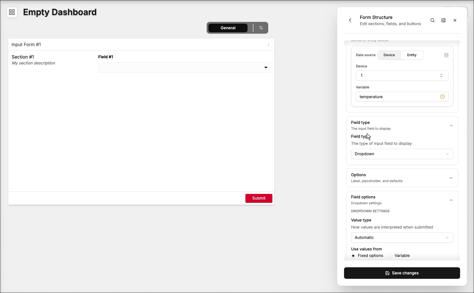 Dropdown multiple example